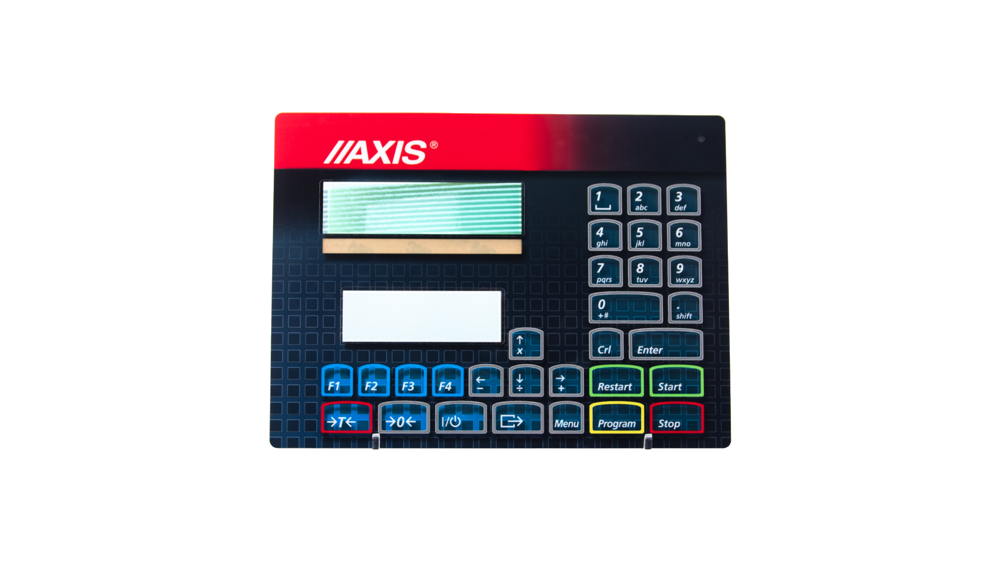 Foil keyboard with label
